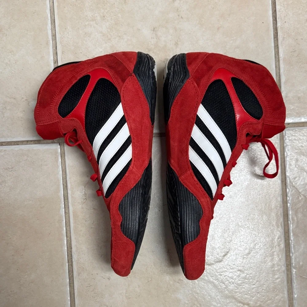Adidas Pretereo 2.0 Wrestling Red and Black Sneakers